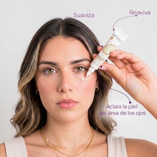 Crema Contorno de Ojos de Arroz Antiojeras BIOAQUA