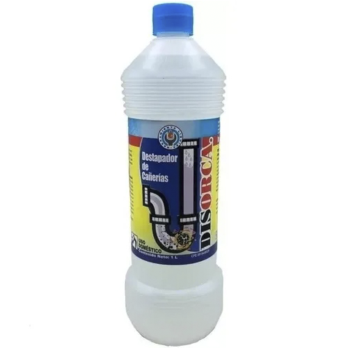 Destapador De Cañería Destapa Todo Extra Fuerte Disorca 1l.
