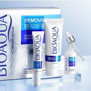 Kit Anti Acne Bioaqua Tratamiento Facial 3pz