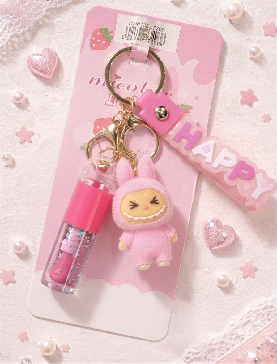 Brillo Labial Lip Gloss Labubu Micolor Lucky
