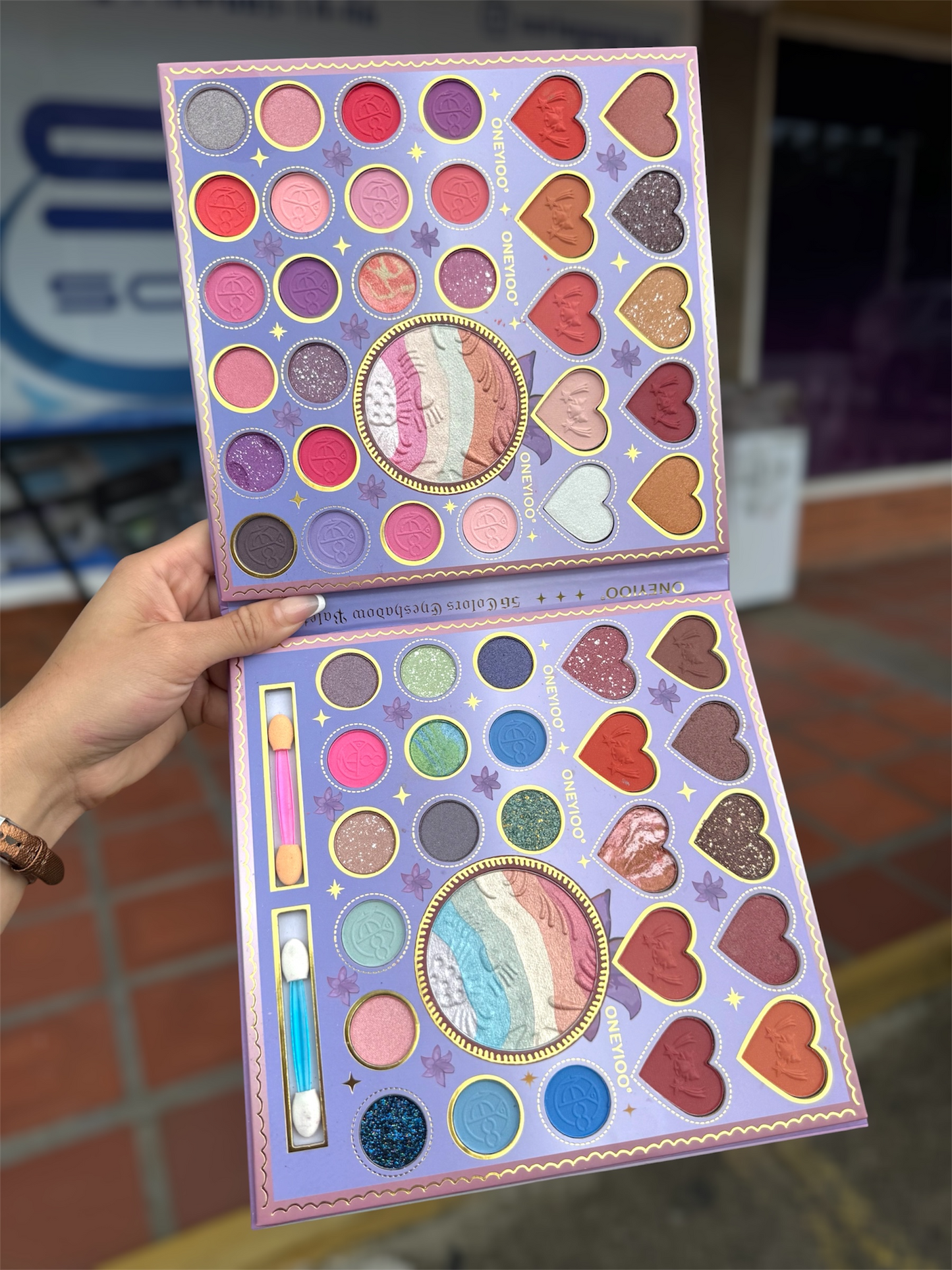 Paleta Sombras Ojos Oneyloo Original 56 Ton