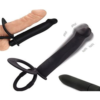 ANILLO VIBRADOR DOBLE PENETRACION SEX SHOP