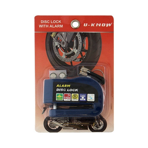 Candado De Disco De Freno Con Alarma Para Moto O Bicicleta