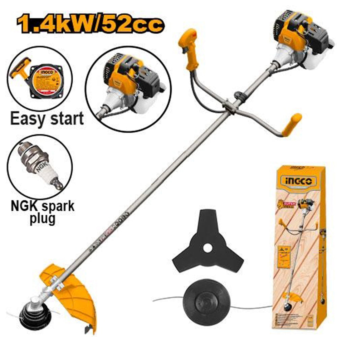 Desmalezadora A Gasolina 42.7cc ( 2hp) Marca Ingco