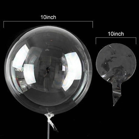 GLOBOS BURBUJAS DE DIFERENTES MEDIDAS 10" 18" 36"