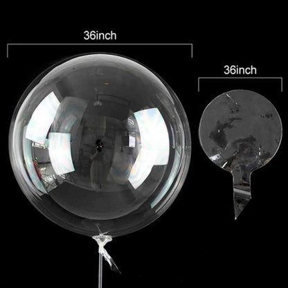 GLOBOS BURBUJAS DE DIFERENTES MEDIDAS 10" 18" 36"