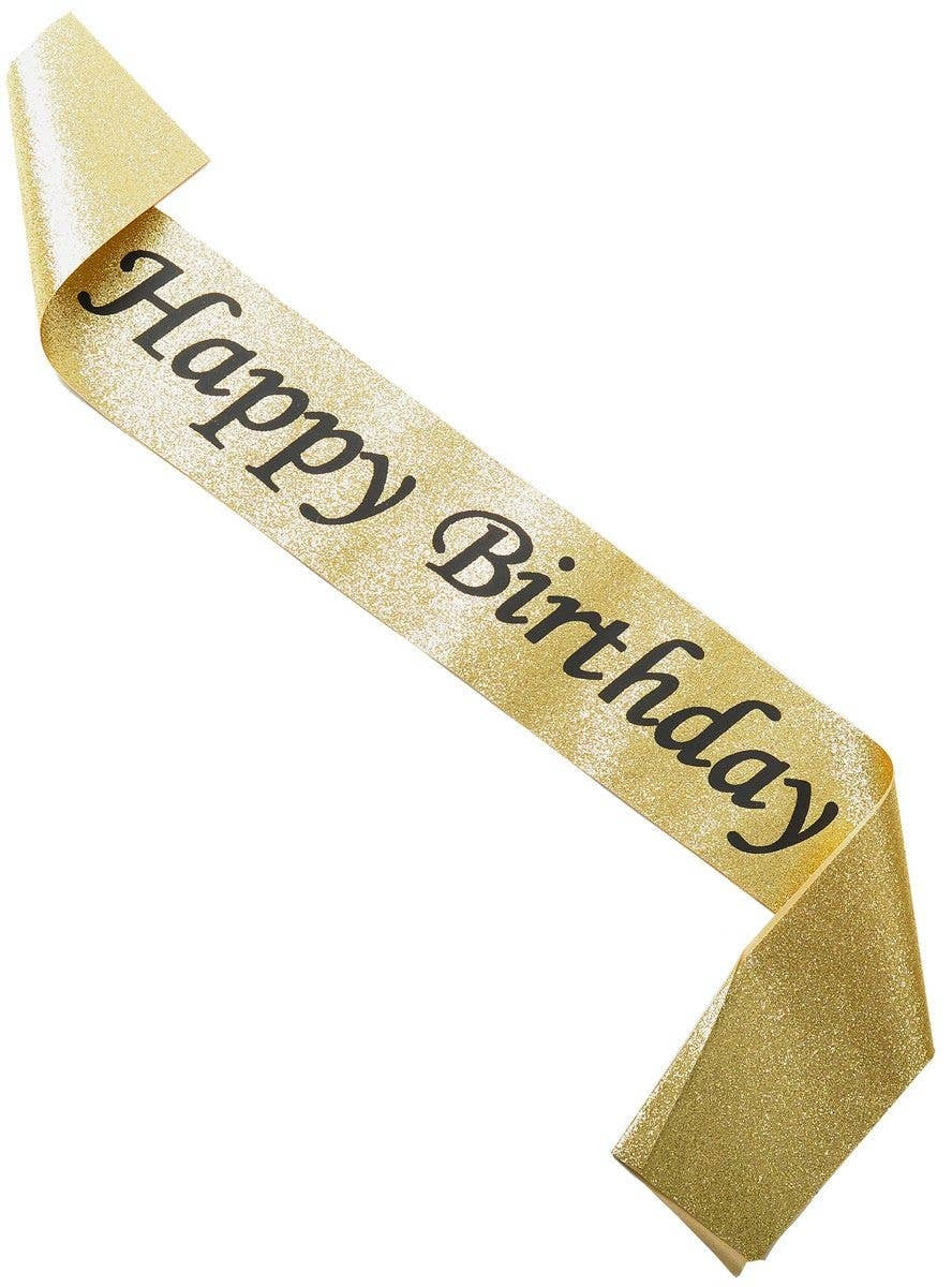 Bandas Happy Birthday Escarchas Metalizadas Fiestas/arreglos