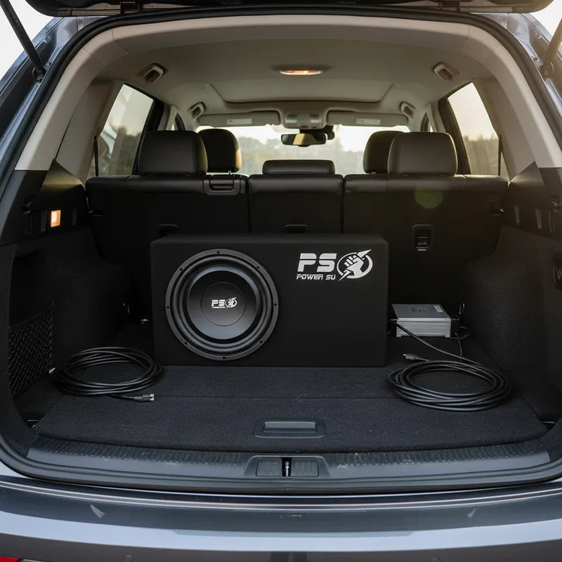 Cajón Con Bajo Subwoofer De 12 Pulgadas Slim Sonidos