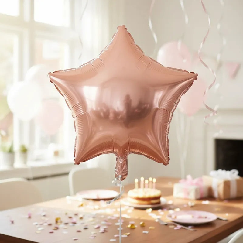 Globo Metalizado Estrella Liso De 18 Pulgadas Fiestas/arreglos