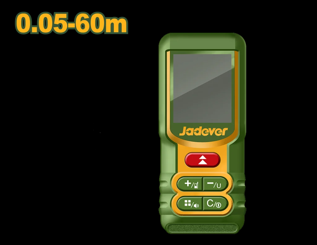 Medidor De Distancia Laser Jadever 0.05 - 60m Alta Calidad