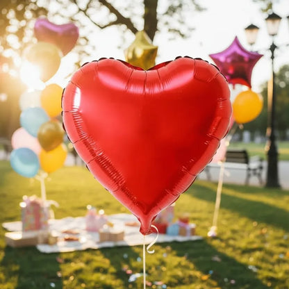 Globo Metalizado Corazón Liso 18 Pulgadas Fiestas/arreglos