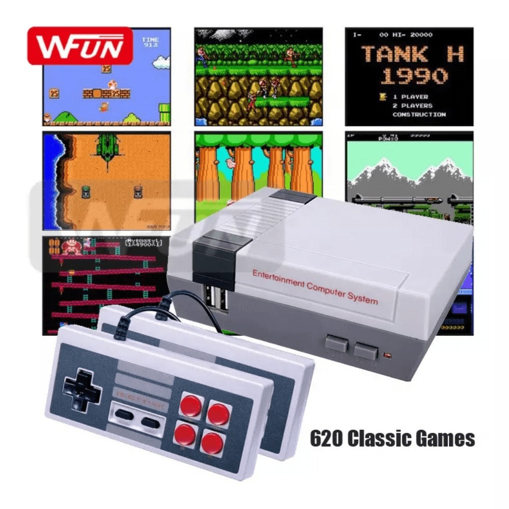 MINI CONSOLA DE JUEGOS RETROS NES 620 JUEGOS CLÁSICOS