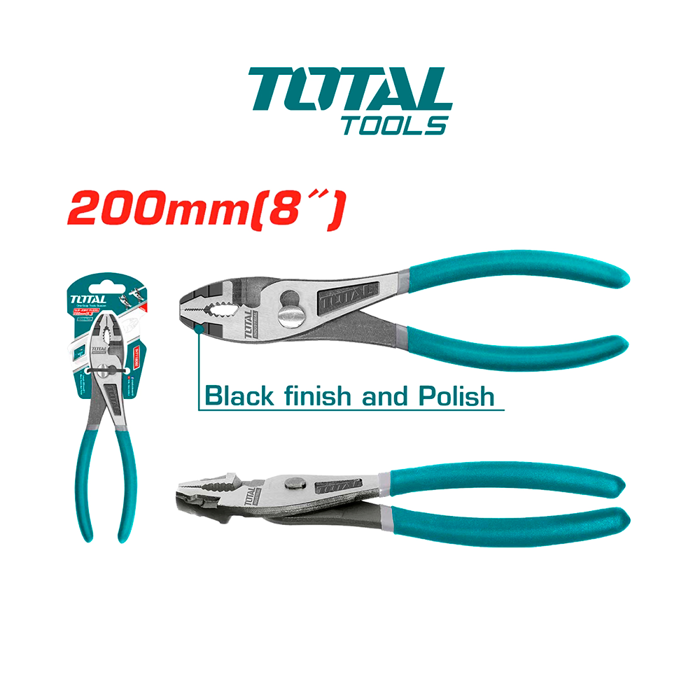 Alicate Mecánico De 200mm 8 Pulgadas Total Tools