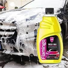 SHAMPOO CON CERA PARA CARRO FLAMINGO 500ML