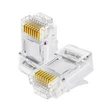 PAQUETE DE 100 UNIDADES DE CONETORES RJ45 INTERNET