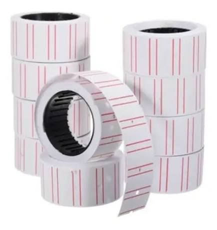 ROLLOS DE PISTOLA ETIQUETADORA PRECIOS 8 DIGITOS 21X21M M X UNIDAD