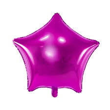 GLOBOS METALIZADOS ESTRELLAS LISA 18 INCH