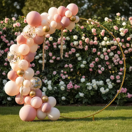 Set De Circulo Para Decoraciones De Fiestas Globos 2,2 Metros Portatil