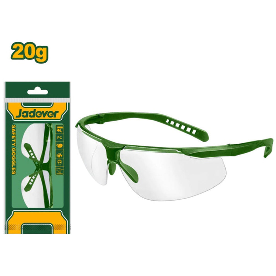 Lentes De Seguridad Transparentes Ligero De 20gramos Jadever