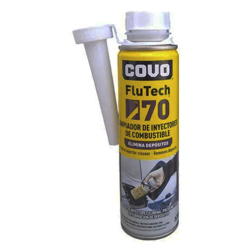Limpia Inyectores Flu Tech Sistema De Gasolina Covo 325 Ml