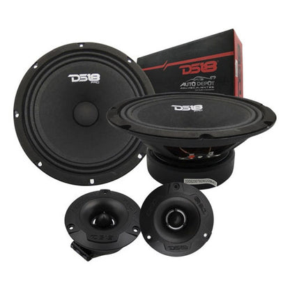Combo Par Medios 6.5 Inch Mas Par Tweeter 1 Inch Ds18 Progm6