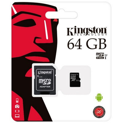 MEMORIA MICRO SD DE 64GB ALMACENAMIENTO