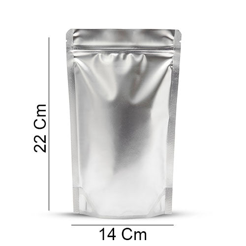 Bolsas Doypack Zipper Metalizadas De 100 Unidades