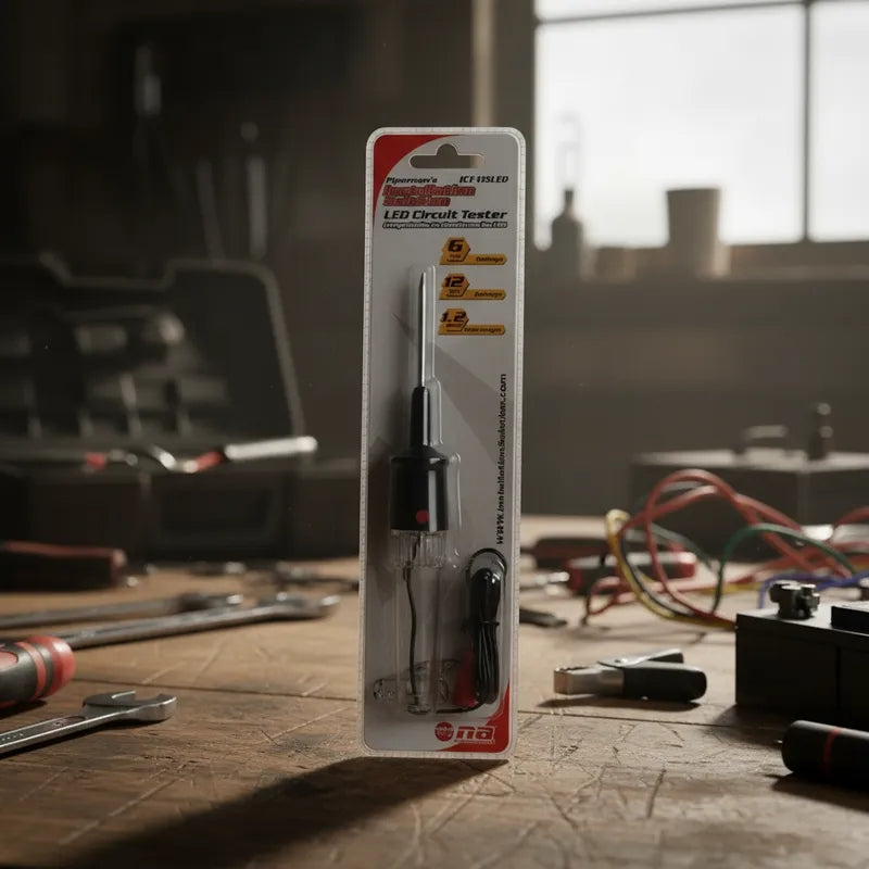 Tester Probador De Circuito Electrico Heavy Duty Con Luz Led
