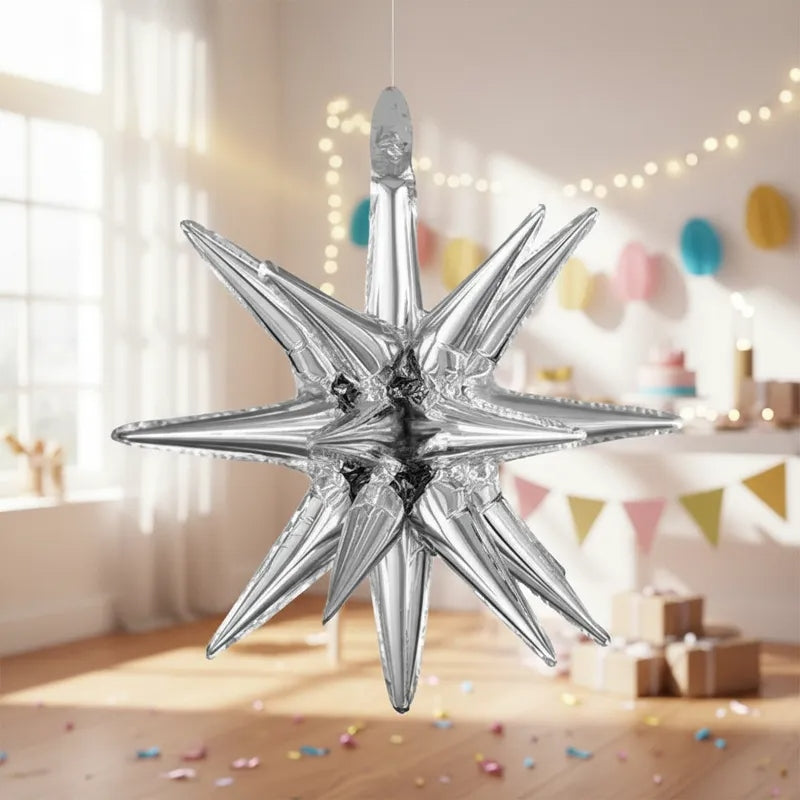 Globo Metalizado Armables Estrella Explosiva 22 Inch Fiestas