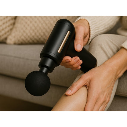PISTOLA MASAJEADORA DE PERCUSION INALAMBRICA RECARGABLE