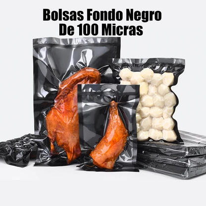 BOLSAS FONDO NEGRO DE 100 MICRAS