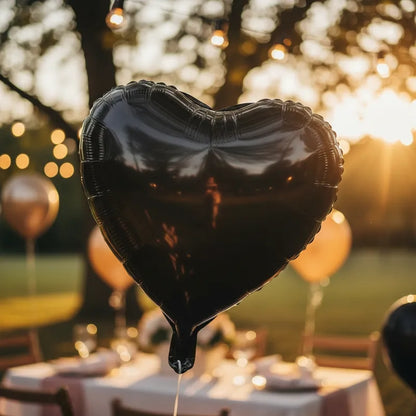 Globo Metalizado Corazón Liso 18 Pulgadas Fiestas/arreglos