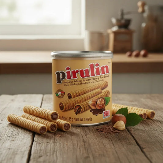 Pirulin De Lata De 155 Gramos Barquilla Rellena De Chocolate