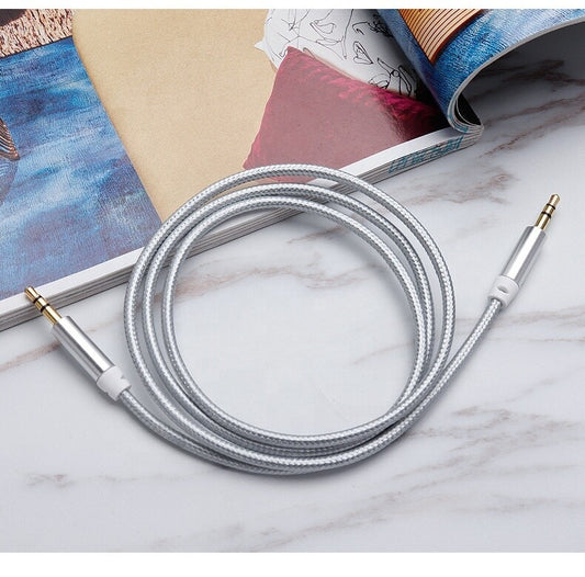 CABLE AUXILIAR JACK 3.5mm AUDIO MÚSICAS