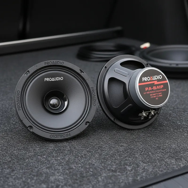 Medios De 6 Pulgadas De 350w Pro Audio Pa-ba1p (par) Audio