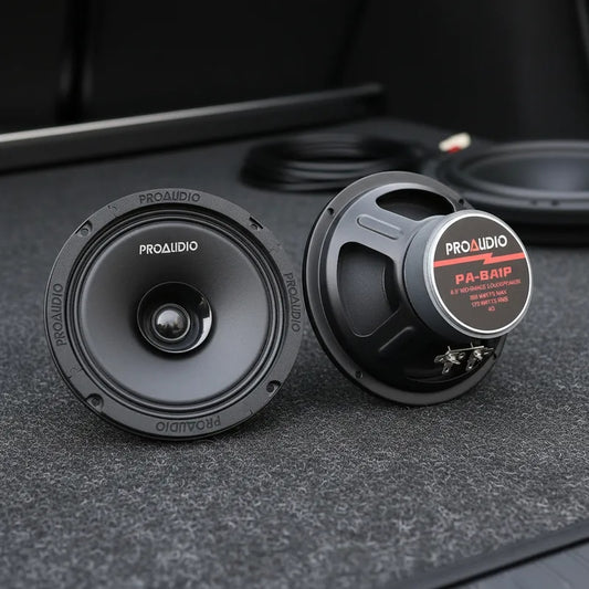 Medios De 6 Pulgadas De 350w Pro Audio Pa-ba1p (par) Audio