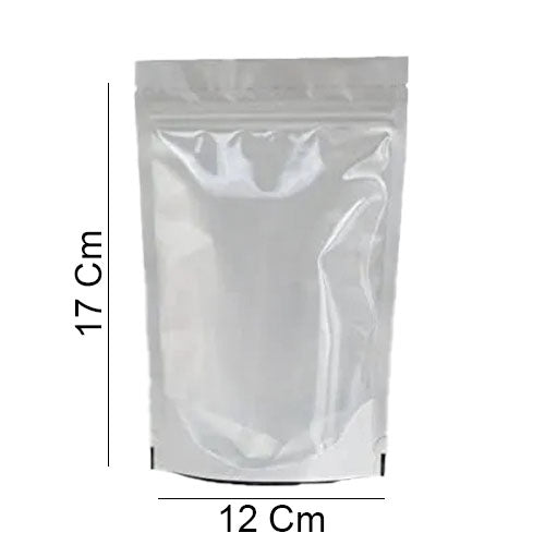 Bolsas Doypack Zipper Silver De 100 Unidades