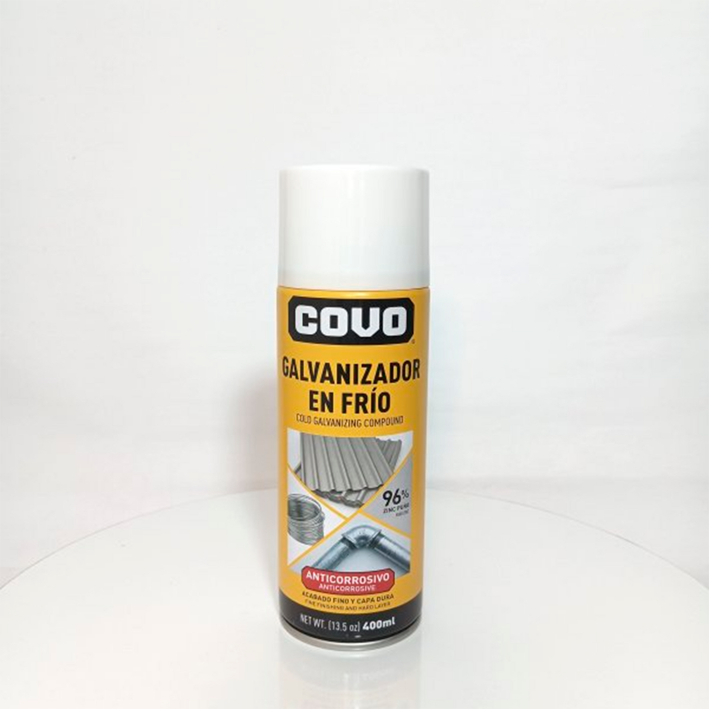 SPRAY GALVANIZADOR EN FRIO ANTICORROSIVO COVO 400ML