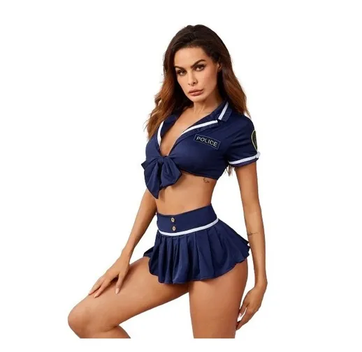 LENCERIA TRAJE DE POLICIA EROTICA PARA DAMAS