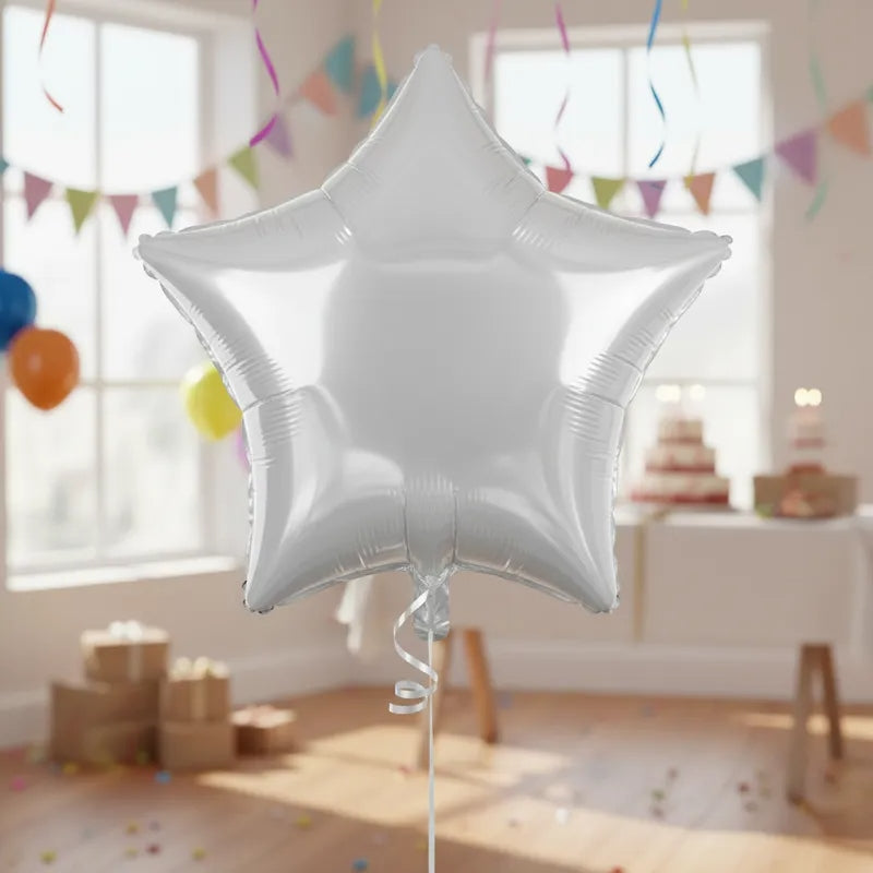 Globo Metalizado Estrella Liso De 18 Pulgadas Fiestas/arreglos