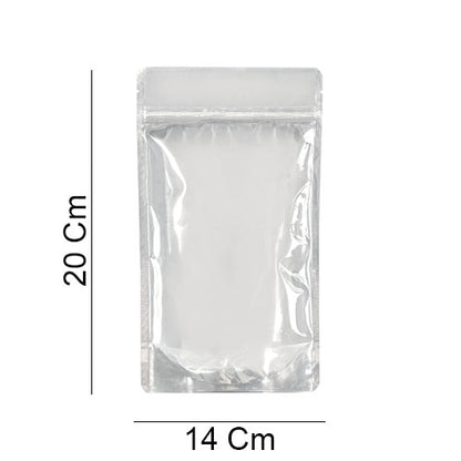 Bolsas Doypack Zipper Transparentes 100 Unidades