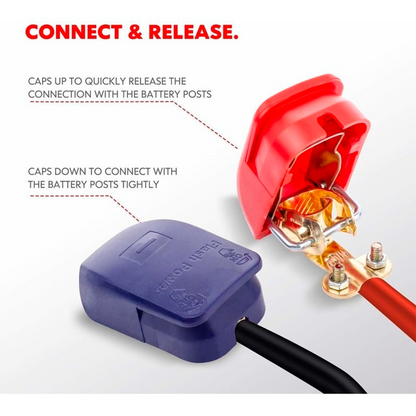 BORNES TERMINALES CON FORROS PARA BATERIAS DE CARRO