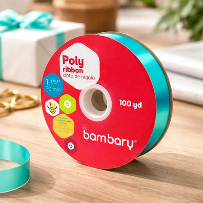 Cinta De Regalo De 30 Mm/100 Yardas Bambary