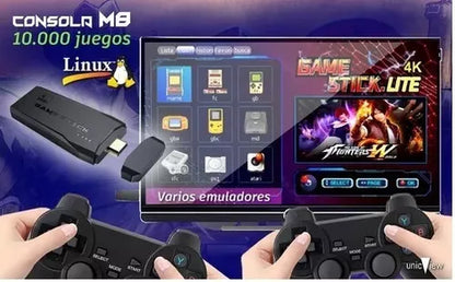 Nintendo M8 G 10mil Videojuegos Retro Controles Inalámbricos