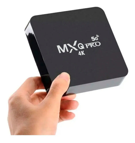 TV BOX ANDROID 4K MXQ-4K TV PC SEÑAL