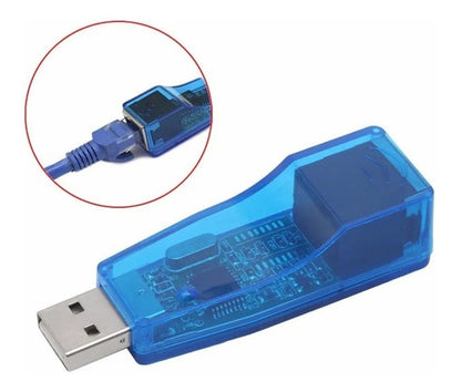 ADAPTADOR USB-LAN RJ45 Adaptador Usb A Rj45 Fast Ethernet 10/100mbps