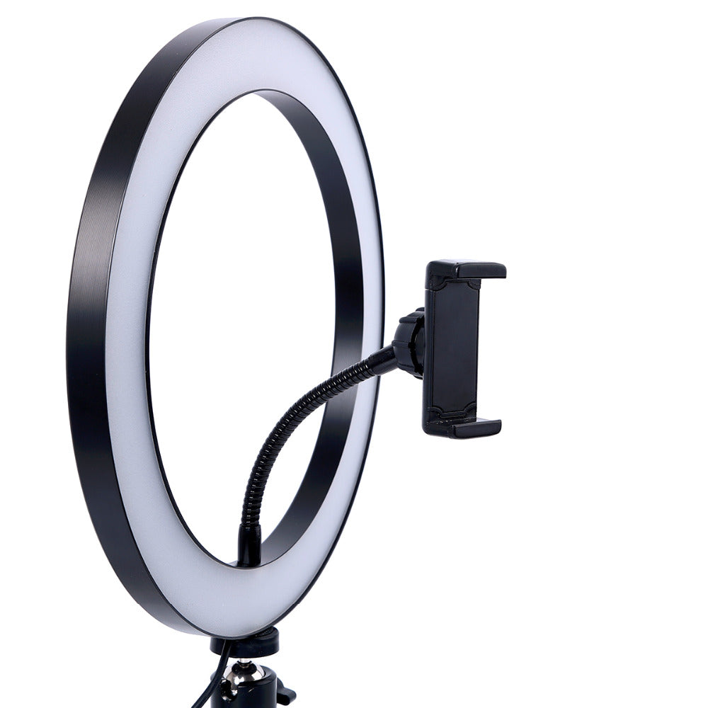 Aro de Luz Selfie 10 Pulgadas Tripode de Mesa Con Control Bluetooth Maquillaje TikTok