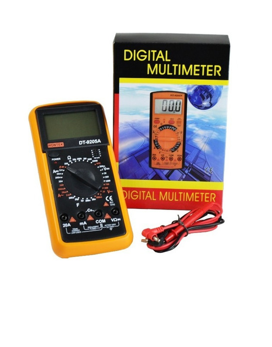 Multimetro Digital Tester DT9205A Hontek Medidor Carro Bateria